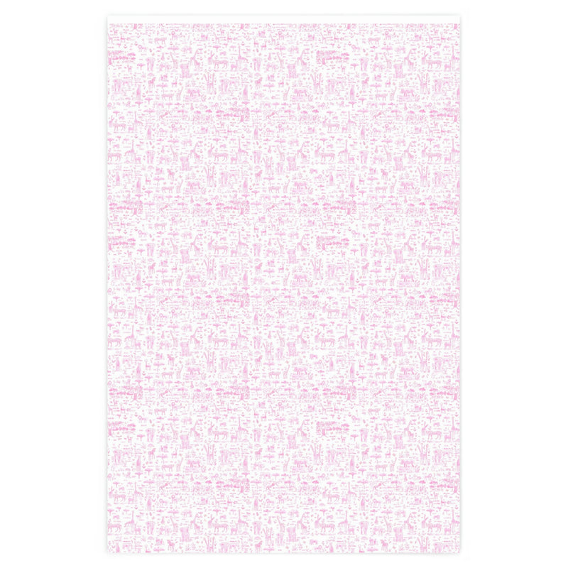 Safari Pink Wrapping Paper