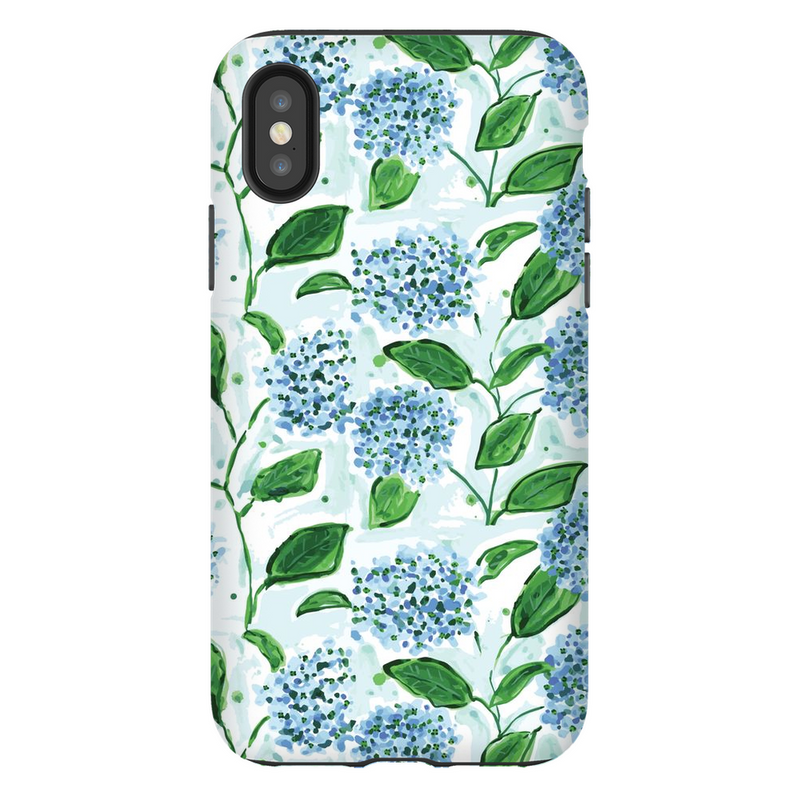 Phone Case, Hydrangea Blue Print