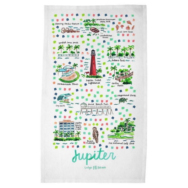 Jupiter, FL Tea Towel