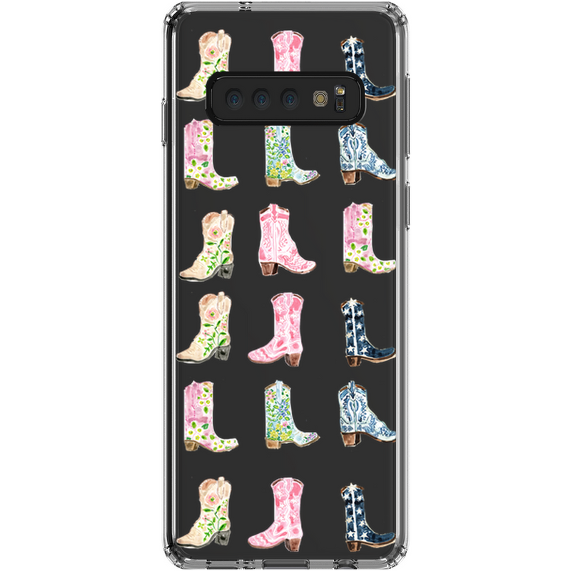 Phone Case, Cowgirl Boots Print