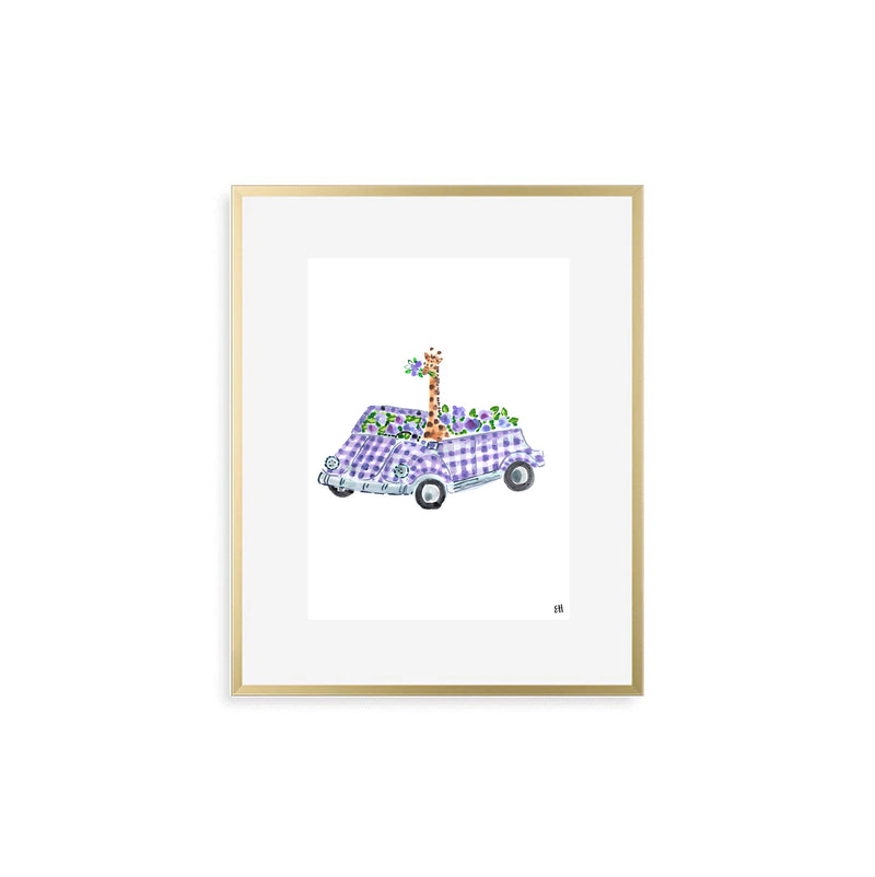 The "Giraffe-mobile" Fine Art Print