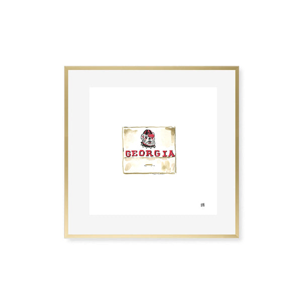 Georgia Matchbook Fine Art Print