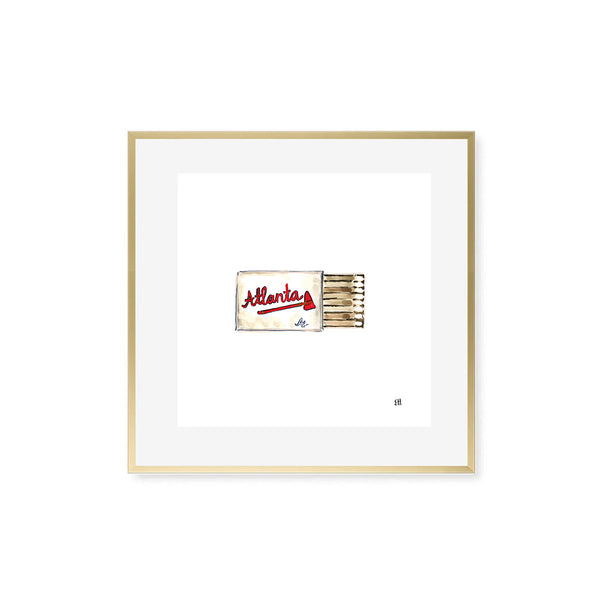 Atlanta Braves Matchbox Fine Art Print