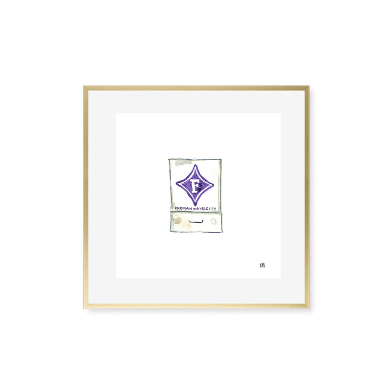 Furman Matchbook Fine Art Print
