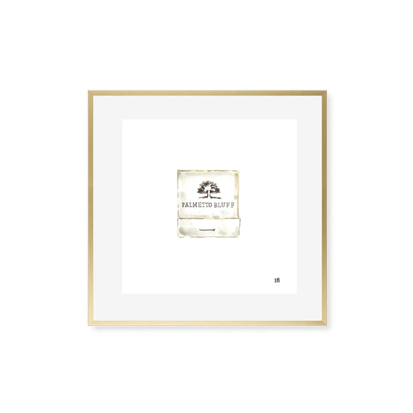 Palmetto Bluff Matchbook Fine Art Print