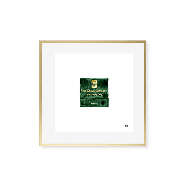 Grove Park Inn Matchbook Fine Art Print