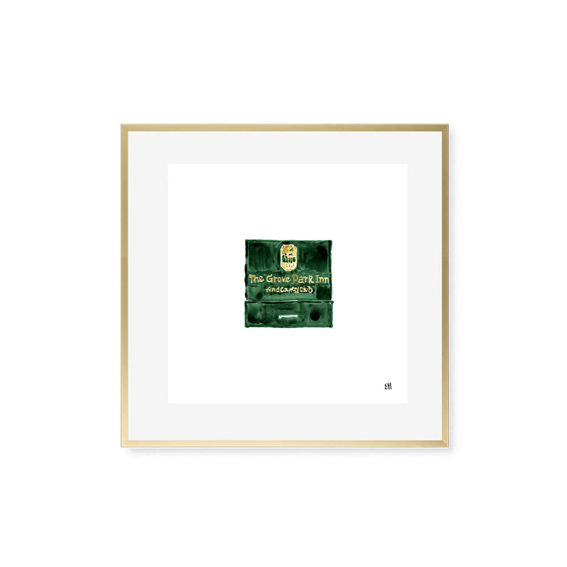 Grove Park Inn Matchbook Fine Art Print