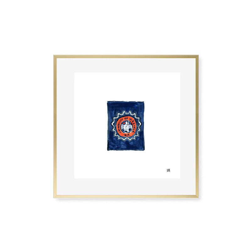 University of Virginia Matchbook Fine Art Print