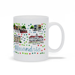 Alexandria, VA Map Mug