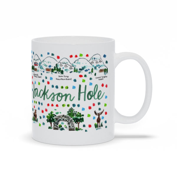 Jackson Hole, WI Map Mug