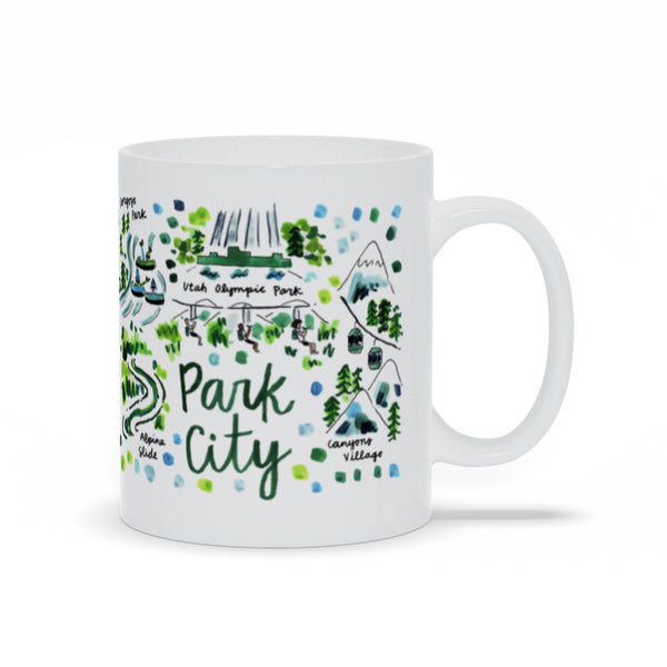 Park City, UT Map Mug