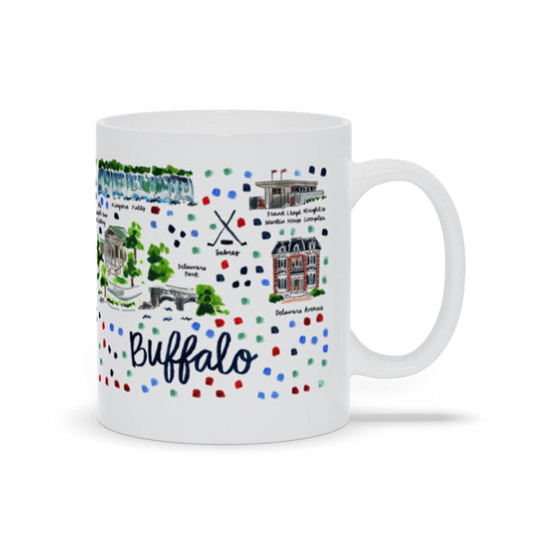 Buffalo, NY Map Mug