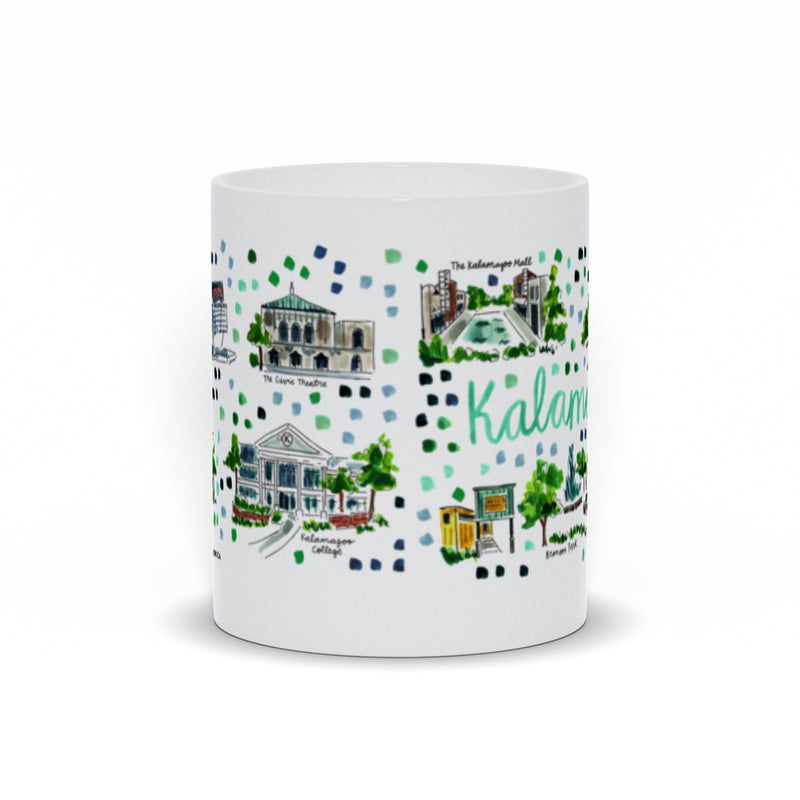 Kalamazoo, MI Map Mug