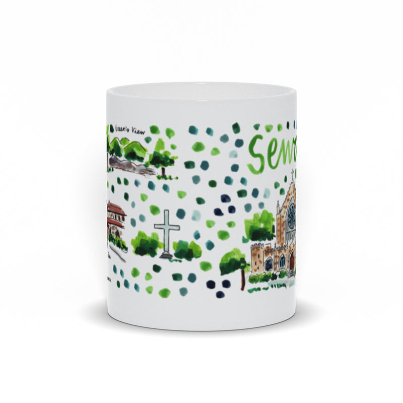 Sewanee, TN Map Mug