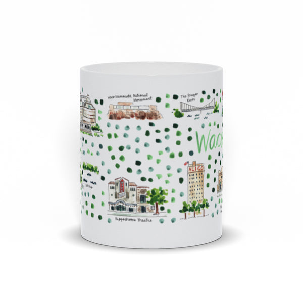 Waco, TX Map Mug