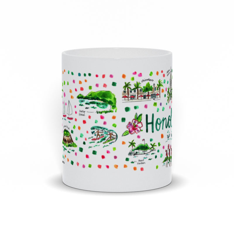 Honolulu, HI Map Mug