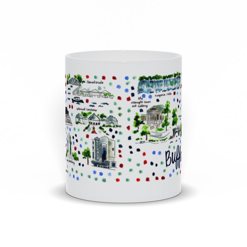 Buffalo, NY Map Mug