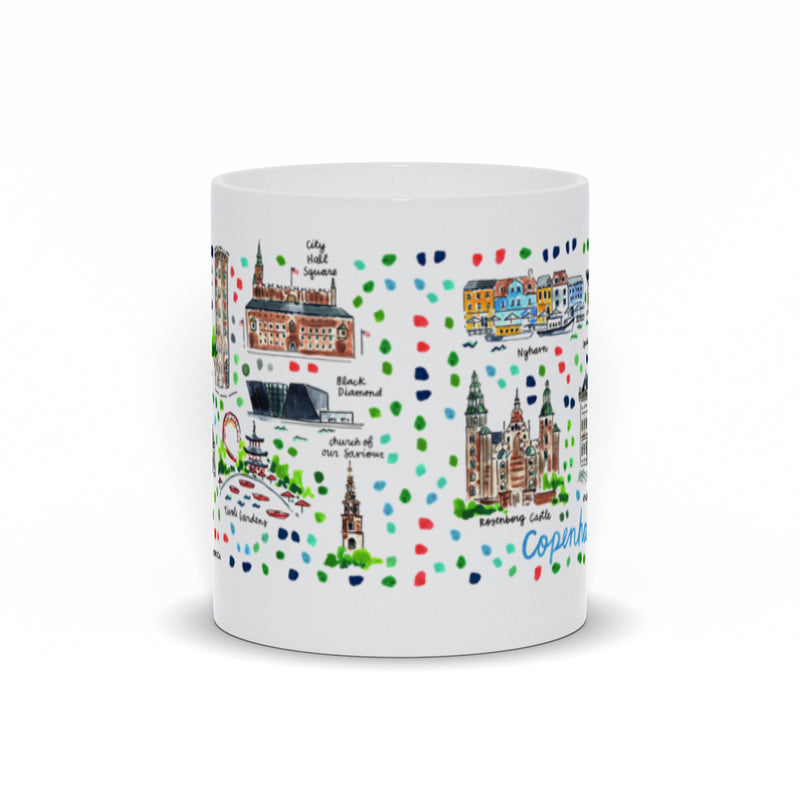 Copenhagen Map Mug