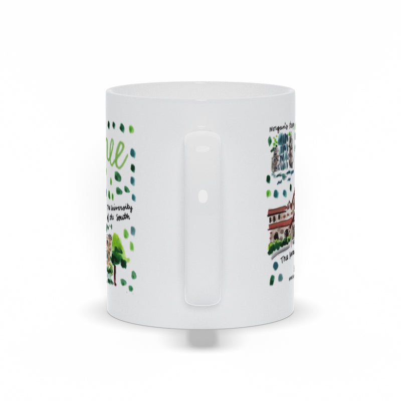 Sewanee, TN Map Mug