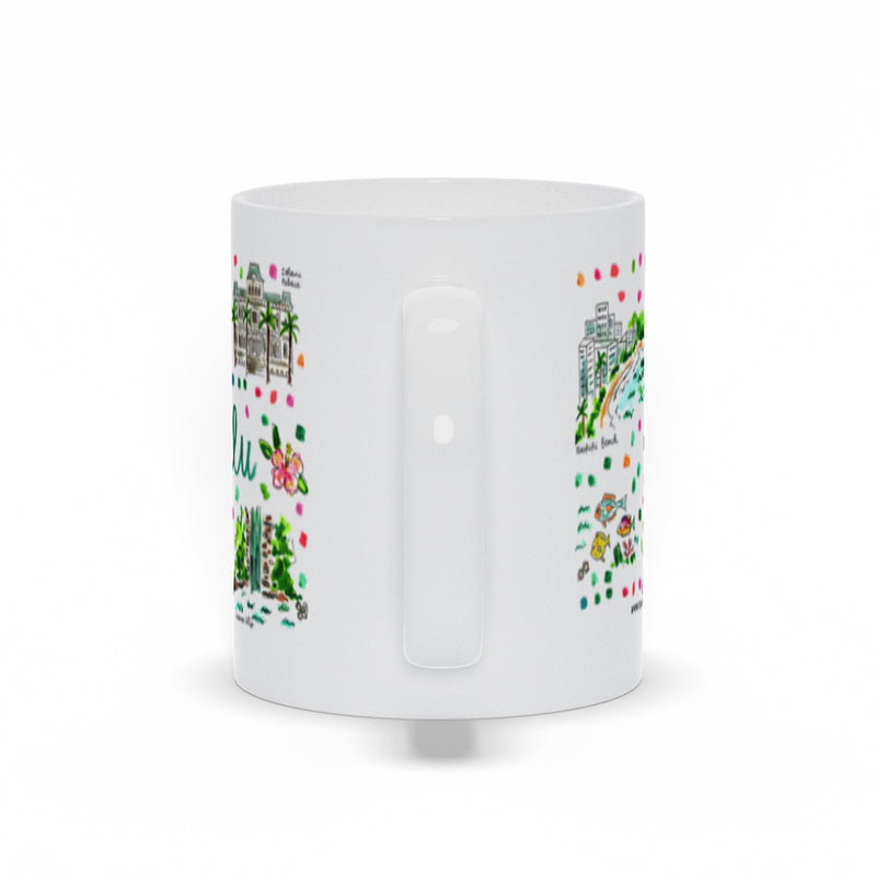 Honolulu, HI Map Mug