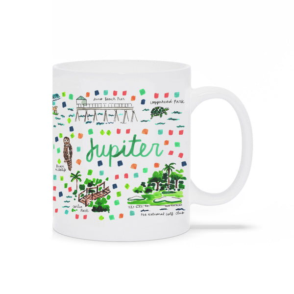 Jupiter, FL Map Mug