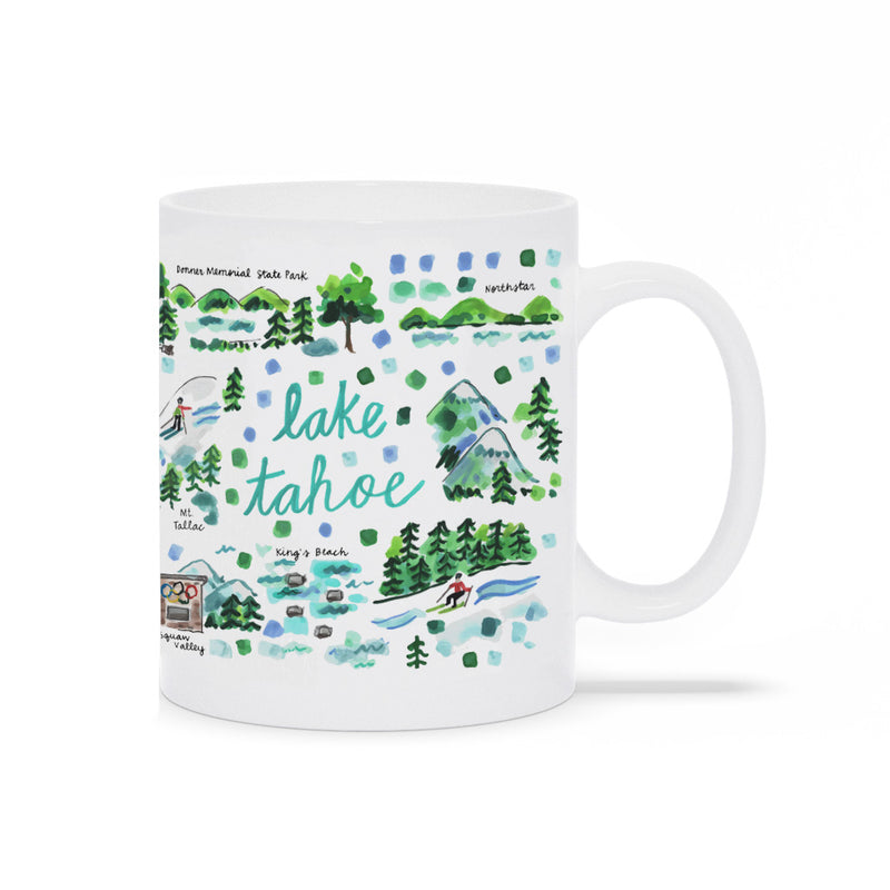 Lake Tahoe Map Mug