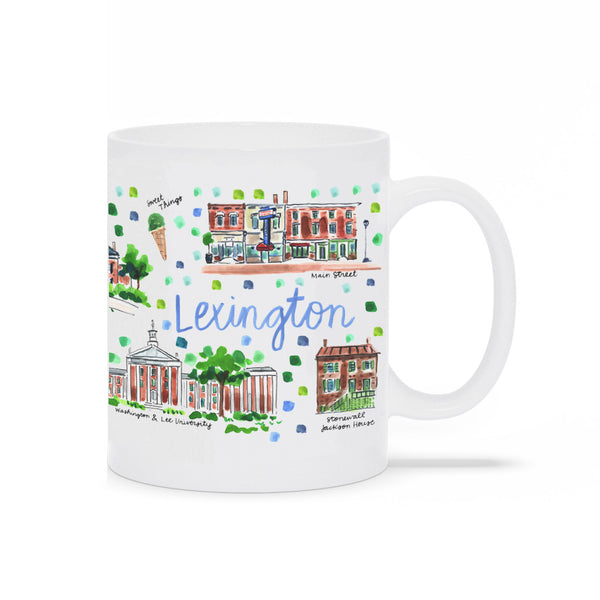 Lexington, VA Map Mug