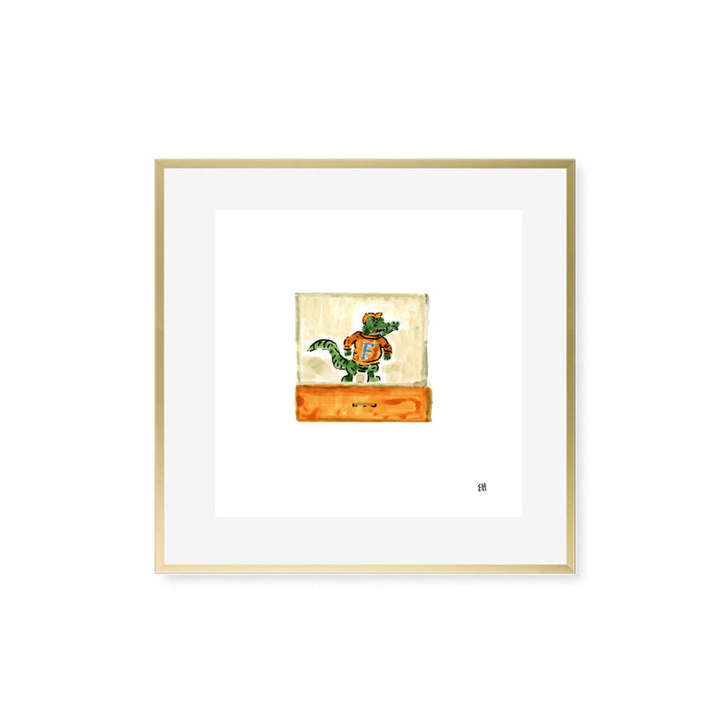 University of Florida Matchbook Fine Art Print