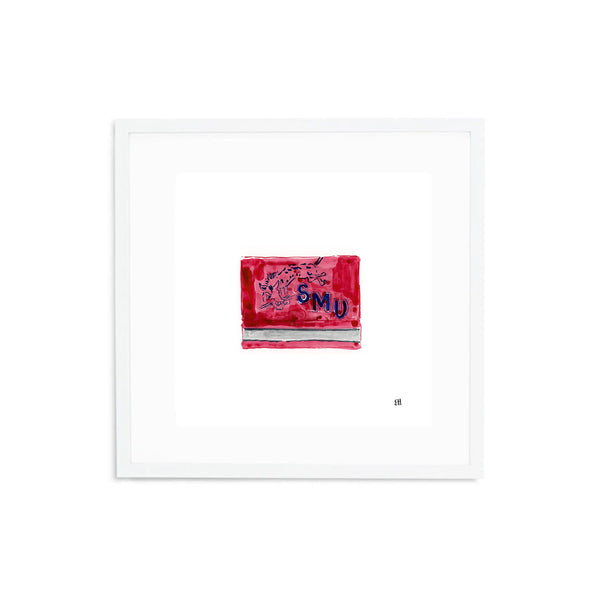 SMU Matchbook Fine Art Print
