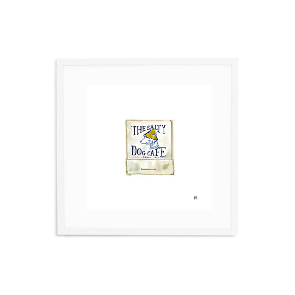 Salty Dog Cafe Hilton Head Matchbook Fine Art Print