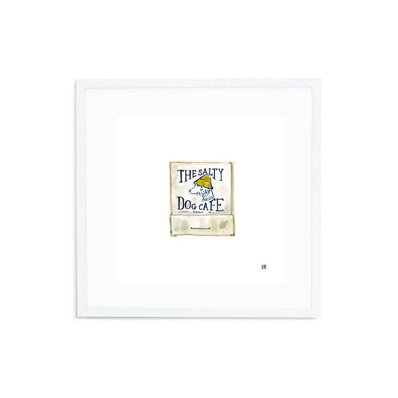 Salty Dog Cafe Hilton Head Matchbook Fine Art Print