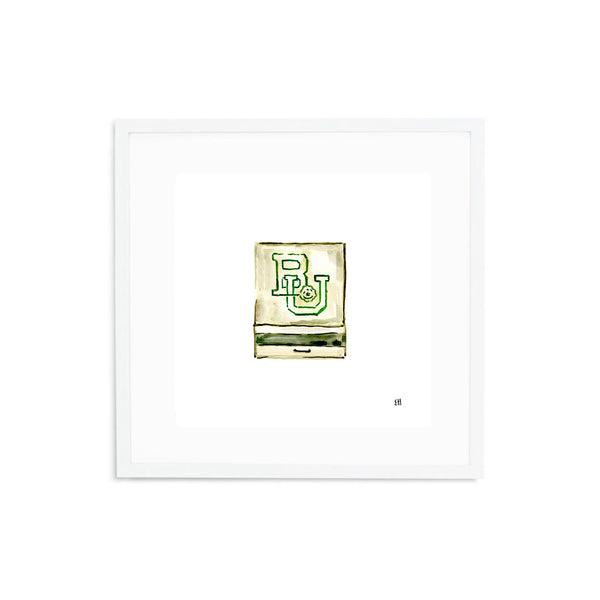 Baylor Matchbook Fine Art Print