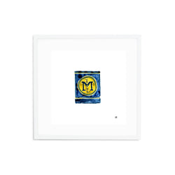 University of Michigan Matchbook Fine Art Print