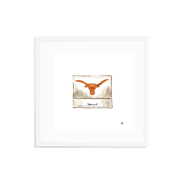 University of Texas Matchbook Fine Art Print