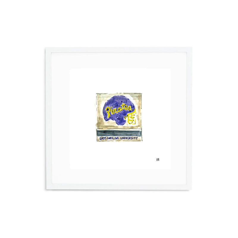 East Carolina Matchbook Fine Art Print