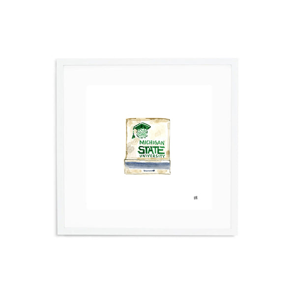 Michigan State Matchbook Fine Art Print