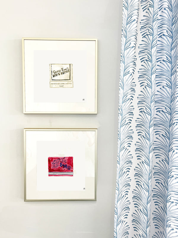 SMU Matchbook Fine Art Print