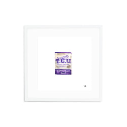 TCU Matchbook Fine Art Print
