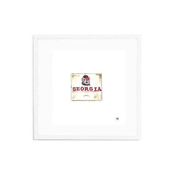 Georgia Matchbook Fine Art Print