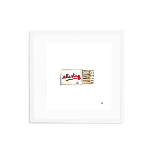 Atlanta Braves Matchbox Fine Art Print