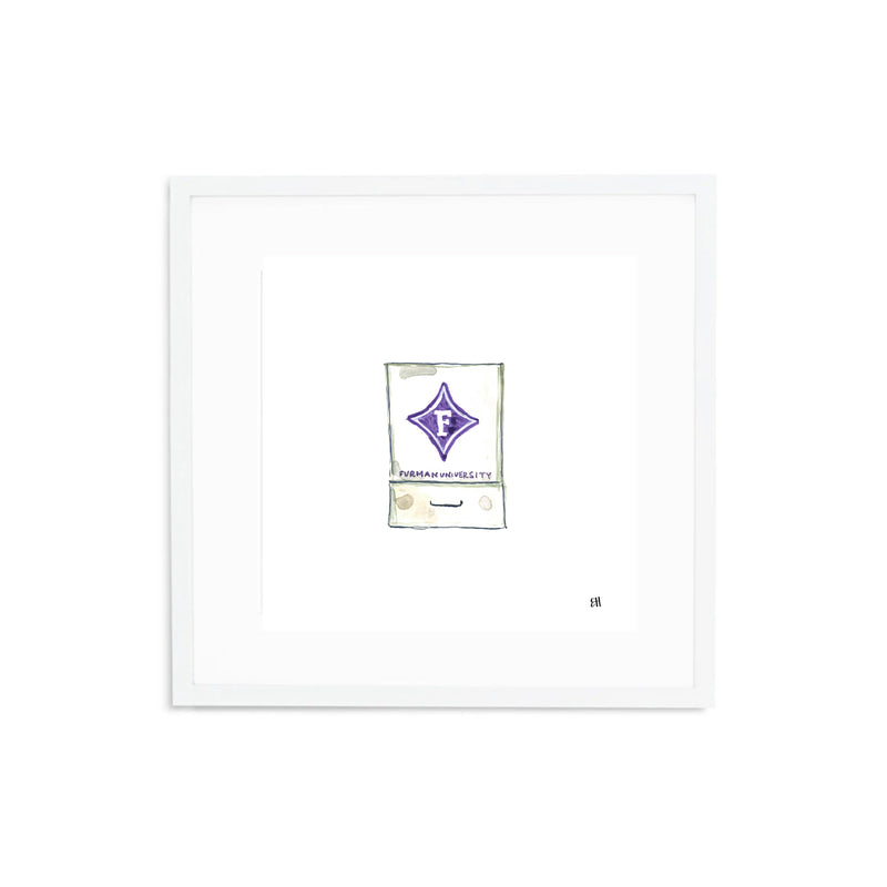 Furman Matchbook Fine Art Print