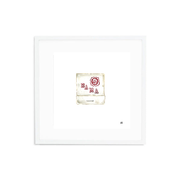 Alabama Matchbook Fine Art Print
