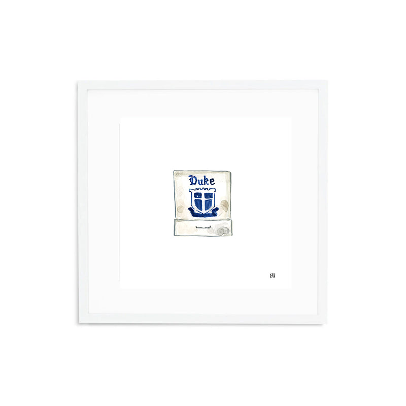 Duke Matchbook Fine Art Print