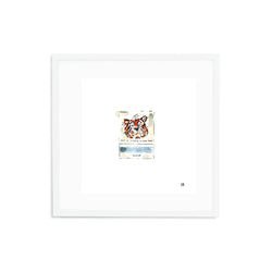 Clemson Esso Matchbook Fine Art Print