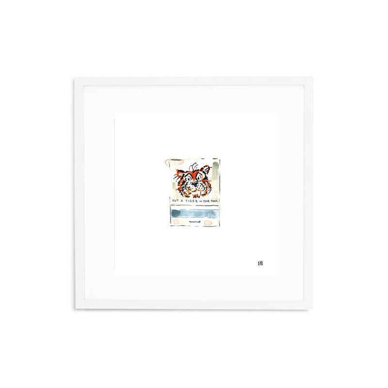 Clemson Esso Matchbook Fine Art Print