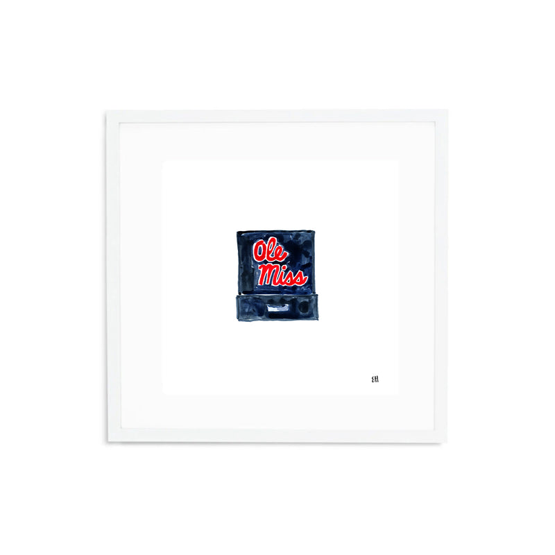 Ole Miss Matchbook Fine Art Print