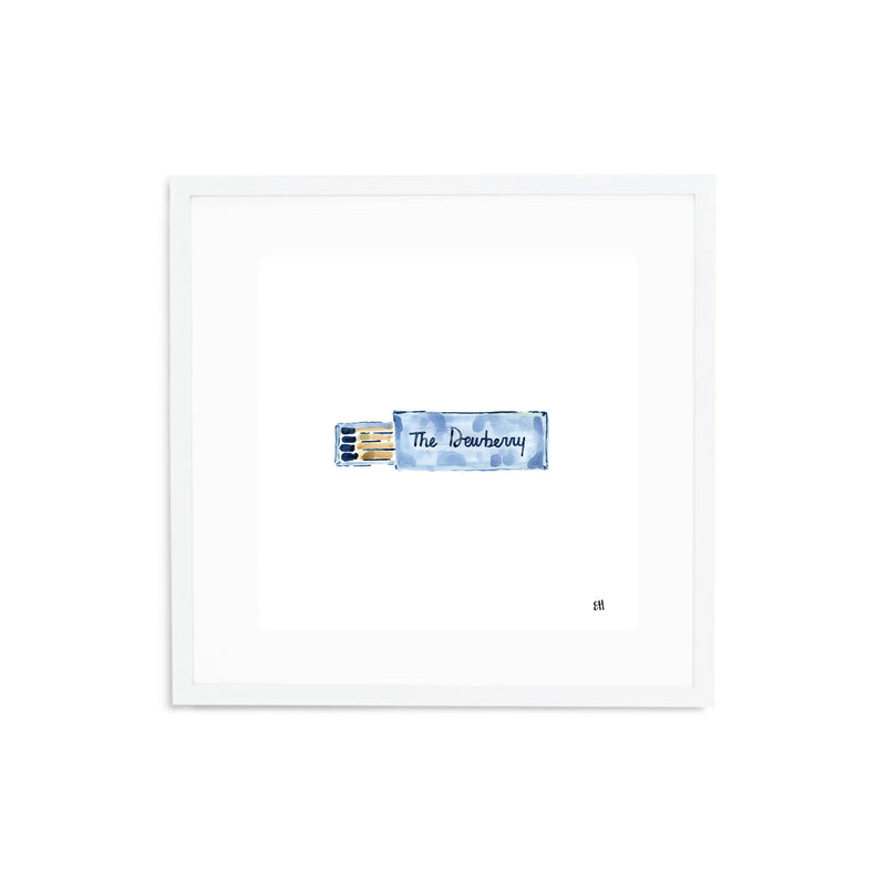 Dewberry Charleston Matchbook Fine Art Print