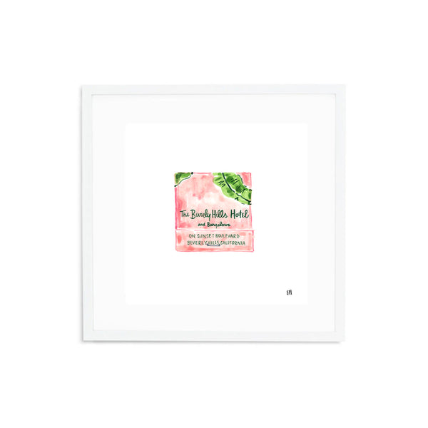 Beverly Hills Matchbook Fine Art Print