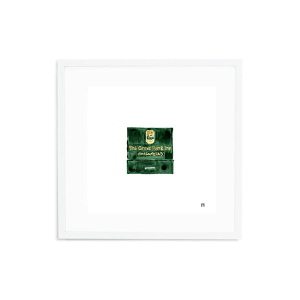Grove Park Inn Matchbook Fine Art Print