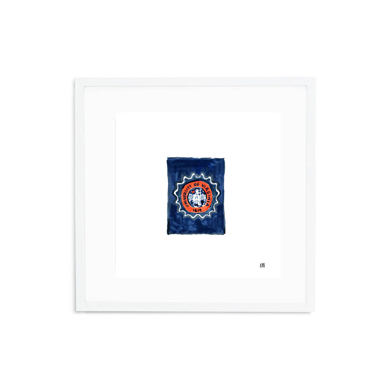 University of Virginia Matchbook Fine Art Print